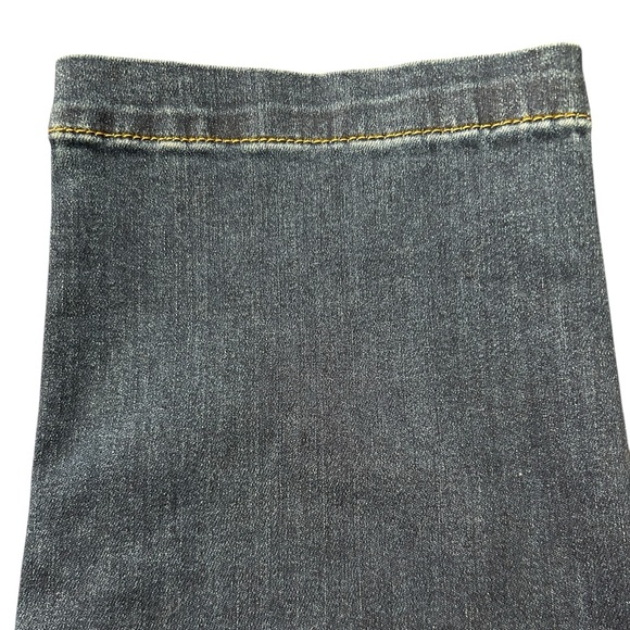 Kut From the Kloth High Rise Crop Straight Leg Medium Wash Stretch Woman Jeans 6 - Picture 10 of 15